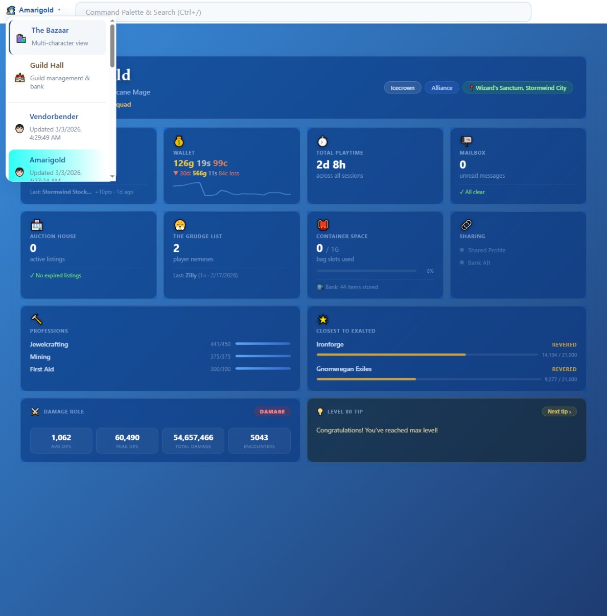 19.2   Character Dropdown